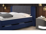 Innocent® Boxspringbett blau/grau 180X200 cm Beluga mit LED-Beleuchtung 12788 Miniaturansicht - 5