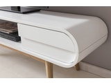 SalesFever® Design weiß TV-Lowboard weiß 150 cm Scandinavian Style Holzbeine ANNIKI n-1075-7677 Miniaturansicht - 5