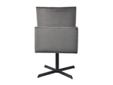 SalesFever® Esszimmerstuhl silbergrau mit Armlehnen Stoff Esszimmer Sessel GOLIA 13630 Miniaturansicht - 7