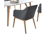 SalesFever® Tischgruppe anthrazit 160 x 90 cm Aino 5tlg. Tisch & 4 Stühle 13818 Miniaturansicht - 9