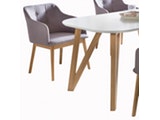 SalesFever® Tischgruppe hellgrau 140 x 90 cm Aino 5tlg. Tisch & 4 Stühle 13814 Miniaturansicht - 10
