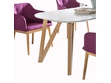 SalesFever® Tischgruppe violett 160 x 90 cm Aino 5tlg. Tisch & 4 Stühle 13787 	 Miniaturansicht - 9