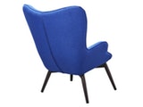 SalesFever® Skandinavischer saphirblau Sessel mit Armlehnen aus Webstoff Aksel 13730 Miniaturansicht - 5