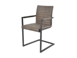 SalesFever® Baumkantentisch Stühle dunkelbraun 160 cm massiv NATUR 5tlg ALESSIA 13845 Miniaturansicht - 11