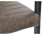 SalesFever® Baumkantentisch Stühle dunkelbraun 160 cm massiv NATUR 5tlg ALESSIA 13845 Miniaturansicht - 14