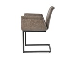 SalesFever® Baumkantentisch Stühle dunkelbraun Essgruppe 160 cm massiv COGNAC 5tlg GAIA 13890 Miniaturansicht - 11
