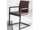 SalesFever® Baumkantentisch Stühle dunkelbraun 180 cm massiv COGNAC 5tlg ALESSIA 13946 Miniaturansicht - 7