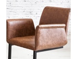 SalesFever® Baumkantentisch Stühle hellbraun Essgruppe 180 cm massiv NUSSBAUM 5tlg GAIA 13954 Miniaturansicht - 7