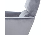 SalesFever® Sessel Anthrazit mit Armlehnen Samtstoff Relaxsessel YLVA 13999 Miniaturansicht - 7