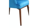 SalesFever® Sessel Petrol mit Armlehnen Samtstoff Holzbeine LIVIA 14006 Miniaturansicht - 6