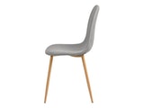 SalesFever® Essgruppe Grau 5tlg. Tisch 120x80 cm mit 4 Stühlen 14040 Miniaturansicht - 6