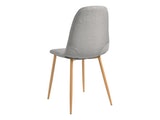 SalesFever® Essgruppe Grau 5tlg. Tisch 120x80 cm mit 4 Stühlen 14040 Miniaturansicht - 8