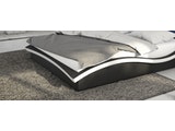 Innocent® Polsterbett 180x200 cm schwarz weiß Doppelbett LED Beleuchtung MAGARI 12156 Miniaturansicht - 5
