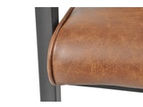 SalesFever® Baumkantentisch Stühle hellbraun 200 cm massiv COGNAC 5tlg GIADA 382059 Miniaturansicht - 8