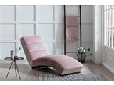 SalesFever® Designer rose Relaxliege aus Samtbezug Sento 387542 Miniaturansicht - 1