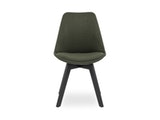 SalesFever® Esszimmerstuhl grün 2er Set Stoff mit Steppung und Sitzkissen Cleo 389850 Miniaturansicht - 3