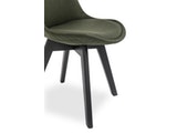 SalesFever® Esszimmerstuhl grün 2er Set Stoff mit Steppung und Sitzkissen Cleo 389850 Miniaturansicht - 6