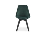 SalesFever® Esszimmerstuhl grün 2er Set Samt mit Steppung und Sitzkissen Cleo 389881 Miniaturansicht - 3