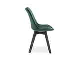 SalesFever® Esszimmerstuhl grün 2er Set Samt mit Steppung und Sitzkissen Cleo 389881 Miniaturansicht - 5