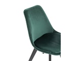 SalesFever® Esszimmerstuhl grün 2er Set Samt mit Steppung und Sitzkissen Cleo 389881 Miniaturansicht - 7