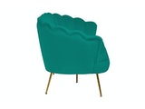 SalesFever® Muschelsofa Grün 3-Sitzer aus Samt Arielle 395288 Miniaturansicht - 3