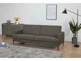 SalesFever® Sofa dunkelbraun 3-Sitzer Strukturstoff Tokyo 394564 Miniaturansicht - 8