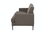 SalesFever® Sofa dunkelbraun 3-Sitzer Strukturstoff Tokyo 394564 Miniaturansicht - 3