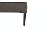 SalesFever® Sofa dunkelbraun 3-Sitzer Strukturstoff Tokyo 394564 Miniaturansicht - 6