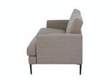 SalesFever® Sofa hellbraun 3-Sitzer Strukturstoff Tokyo 394557 Miniaturansicht - 3