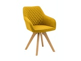 SalesFever® Essgruppe gelb 180 x 90 cm weiß Aino 5tlg. Tisch & 4 Stühle 393321 Miniaturansicht - 7