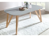 SalesFever® Essgruppe Grau 160 x 90 cm Grau Aino 5tlg. Tisch & 4 Stühle 393215 Miniaturansicht - 2