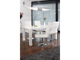 SalesFever® Essgruppe Weiß Luke 180 x 90 cm 5tlg. Tisch & 4 Stühle Lio 393390 Miniaturansicht - 1