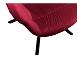 SalesFever® Armlehnstuhl mit Wabensteppung Samt Rot Harvey 399231 Miniaturansicht - 11
