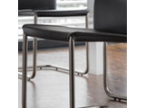 SalesFever® Essgruppe weiß/schwarz Luke 180x90cm 4 Stühle Andrew 1134 Miniaturansicht - 4