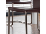 SalesFever® Essgruppe weiß/braun Luke 180x90cm 4 Stühle Andrew 1133 Miniaturansicht - 4