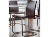 SalesFever® Essgruppe weiß/braun Luke 180x90cm 4 Stühle Andrew 1133 Miniaturansicht - 3