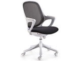 SalesFever® Schreibtischstuhl schwarz/weiß Severo aus Stoff 9435 Miniaturansicht - 1