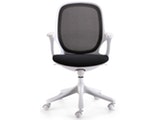 SalesFever® Schreibtischstuhl schwarz/weiß Severo aus Stoff 9435 Miniaturansicht - 2