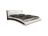 Innocent® Polsterbett 140 x 200 cm weiß schwarz Doppelbett LED MANGUSTA 10680 Miniaturansicht - 2