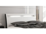 Innocent® Polsterbett 140 x 200 cm weiß schwarz Doppelbett LED MANGUSTA 10680 Miniaturansicht - 5
