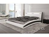 Innocent® Polsterbett 160 x 200 cm weiß schwarz Doppelbett LED MANGUSTA 10681 Miniaturansicht - 3