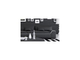 Innocent® Sofa schwarz / weiße Konstrastlinie 3-Sitzer Azure aus Kunstleder 10720 Miniaturansicht - 4