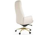 SalesFever® Schreibtischstuhl weiß mit goldenen Elementen Primo Design Luxus 11103 Miniaturansicht - 4