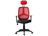 SalesFever® Schreibtischstuhl rot/schwarz Zamora mit Netzbezug 11112 Miniaturansicht - 2
