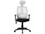 SalesFever® Schreibtischstuhl weiß/schwarz Zamora mit Netzbezug 11114 Miniaturansicht - 2