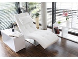 SalesFever® Liege weiß Polsterliege Relaxliege 200 cm Modern Design TIARA 1444 Miniaturansicht - 2