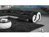 Innocent® Wohnlandschaft schwarz/weiß L-Form Design Sofa mit LED NESTA n-7997-5342 Miniaturansicht - 4