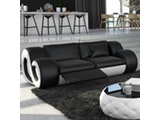 Innocent® Sofa schwarz/weiß 2-Sitzer Nesta mit LED n-8014-5354 Miniaturansicht - 2