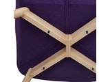 SalesFever® Relaxsessel lila Webstoff mit Armlehnen ergonomische Form ANJO 12668 Miniaturansicht - 9