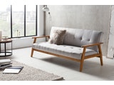 SalesFever® Design Schlafsofa grau ausklappbar skandinavische Möbel Dundal 0n-10078-7678 Miniaturansicht - 2